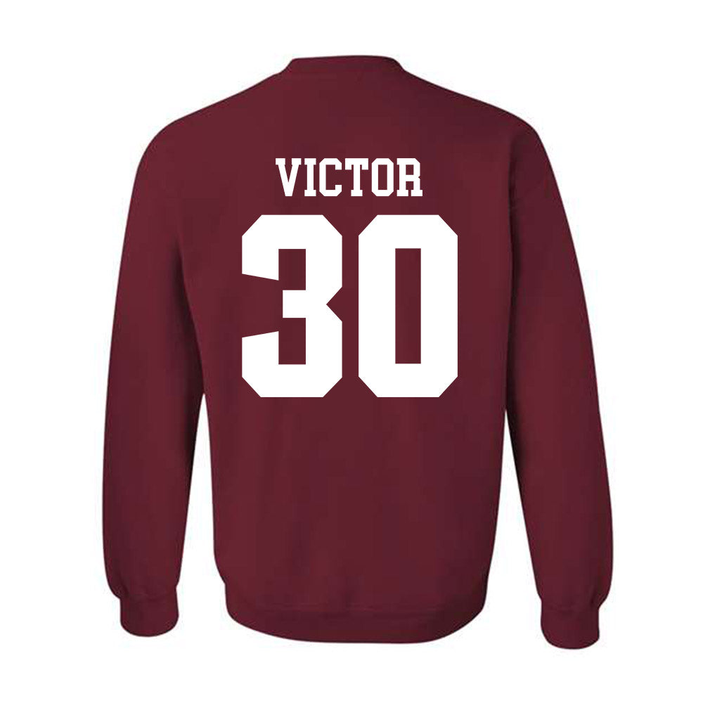 Stanford - NCAA Men's Soccer : Jordan Victor - Classic Shersey Crewneck Sweatshirt-1