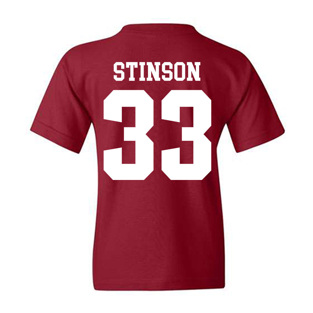 Stanford - NCAA Men's Basketball : Evan Stinson - Classic Shersey Youth T-Shirt-1