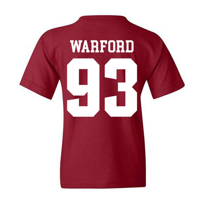 Stanford - NCAA Football : Peyton Warford - Classic Shersey Youth T-Shirt-1