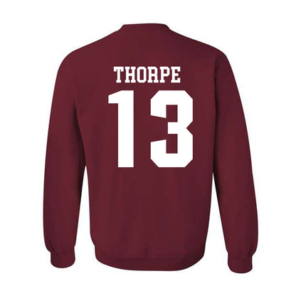 Stanford - NCAA Football : Liam Thorpe - Classic Shersey Crewneck Sweatshirt-1