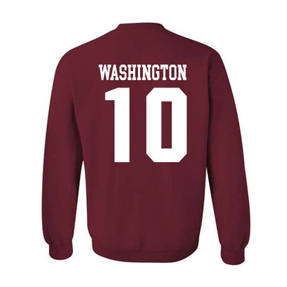 Stanford - NCAA Football : Jordan Washington - Classic Shersey Crewneck Sweatshirt-1
