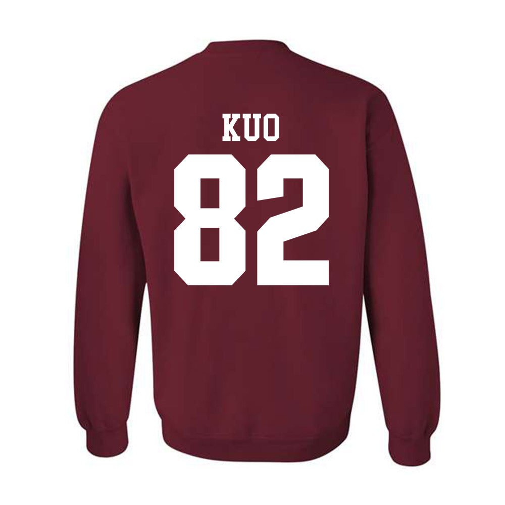 Stanford - NCAA Football : Tyler Kuo - Classic Shersey Crewneck Sweatshirt-1
