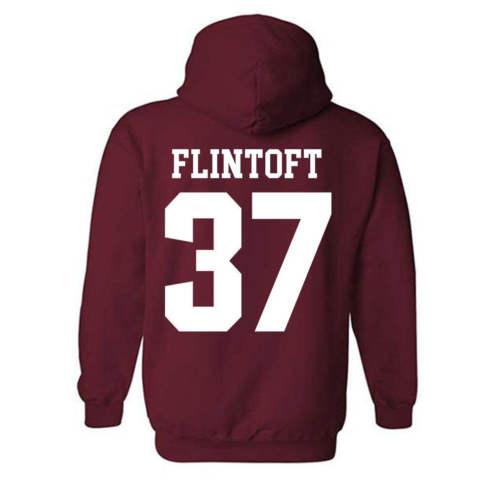 Stanford - NCAA Football : Aidan Flintoft - Classic Shersey Hooded Sweatshirt-1