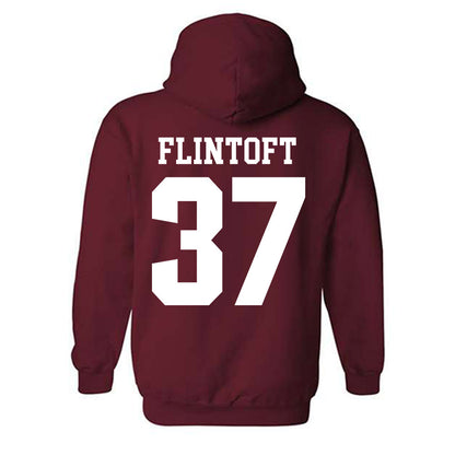 Stanford - NCAA Football : Aidan Flintoft - Classic Shersey Hooded Sweatshirt-1