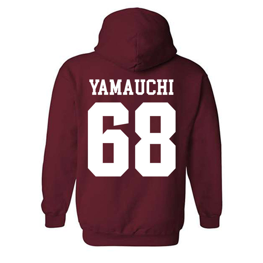 Stanford - NCAA Football : Zak Yamauchi - Classic Shersey Hooded Sweatshirt-1