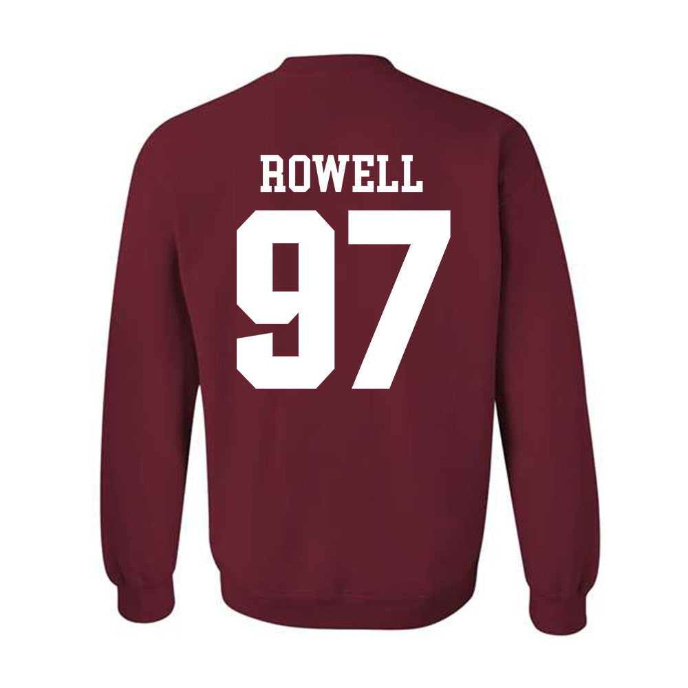 Stanford - NCAA Football : Zach Rowell - Classic Shersey Crewneck Sweatshirt-1