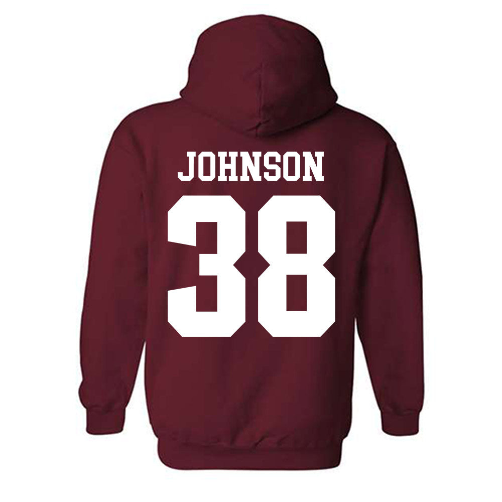 Stanford - NCAA Football : Zach Johnson - Classic Shersey Hooded Sweatshirt-1