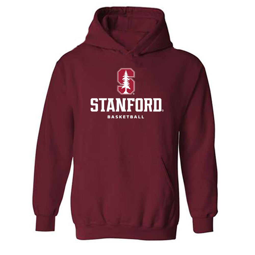 Stanford - NCAA Men's Basketball : Evan Stinson - Classic Shersey Hooded Sweatshirt-0