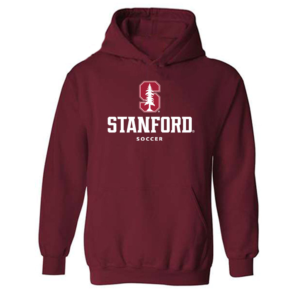 Stanford - NCAA Men's Soccer : Jordan Victor - Classic Shersey Hooded Sweatshirt-0