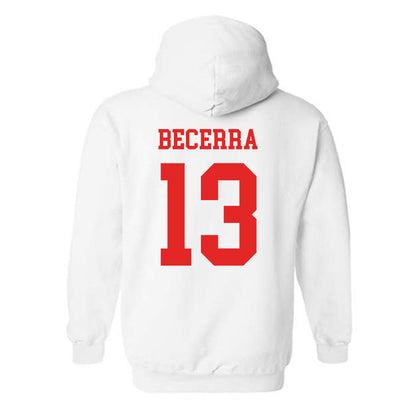 Texas Tech - NCAA Baseball : Donovan Becerra - Classic Shersey Hooded Sweatshirt-1