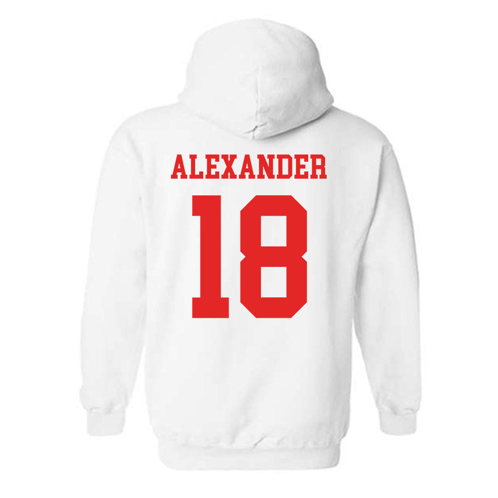 Texas Tech - NCAA Football : Roy Alexander - Classic Shersey Hooded Sweatshirt-1