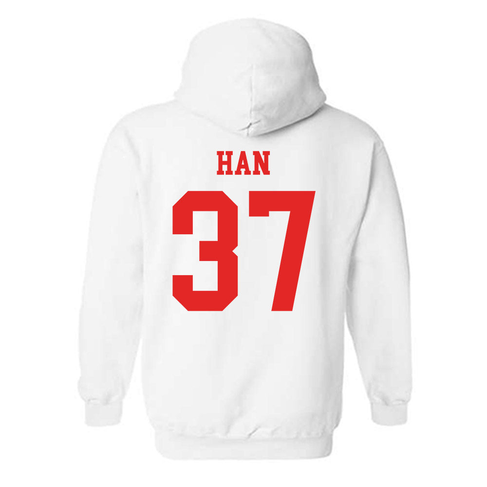 Texas Tech - NCAA Baseball : Heeryun Han - Classic Shersey Hooded Sweatshirt-1