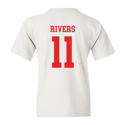 Texas Tech - NCAA Baseball : Davis Rivers - Classic Shersey Youth T-Shirt-1