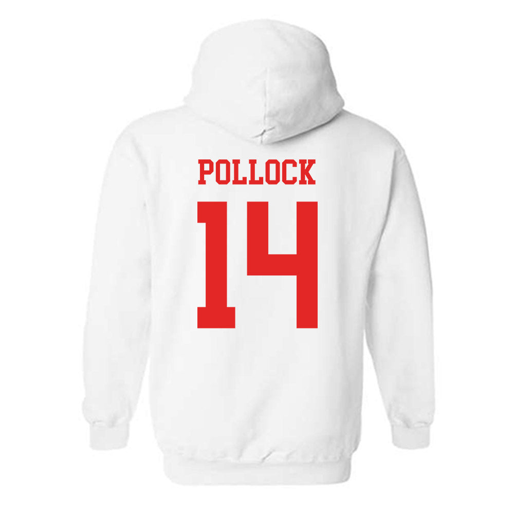 Texas Tech - NCAA Football : Brice Pollock - Classic Shersey Hooded Sweatshirt-1