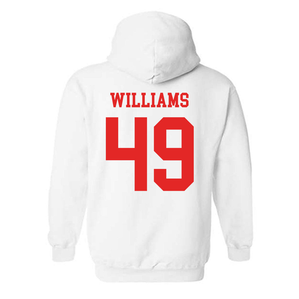 Texas Tech - NCAA Baseball : Carter Williams - Classic Shersey Hooded Sweatshirt-1