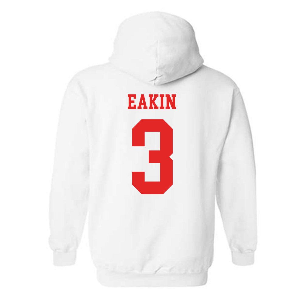 Texas Tech - NCAA Football : Coy Eakin - Classic Shersey Hooded Sweatshirt-1