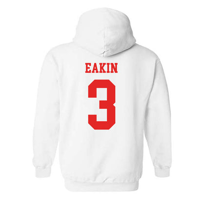 Texas Tech - NCAA Football : Coy Eakin - Classic Shersey Hooded Sweatshirt-1