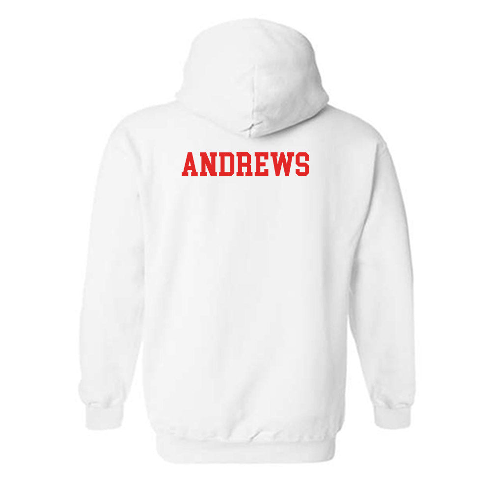 Texas Tech - NCAA Men's Track & Field : Antoine Andrews - Classic Shersey Hooded Sweatshirt-1