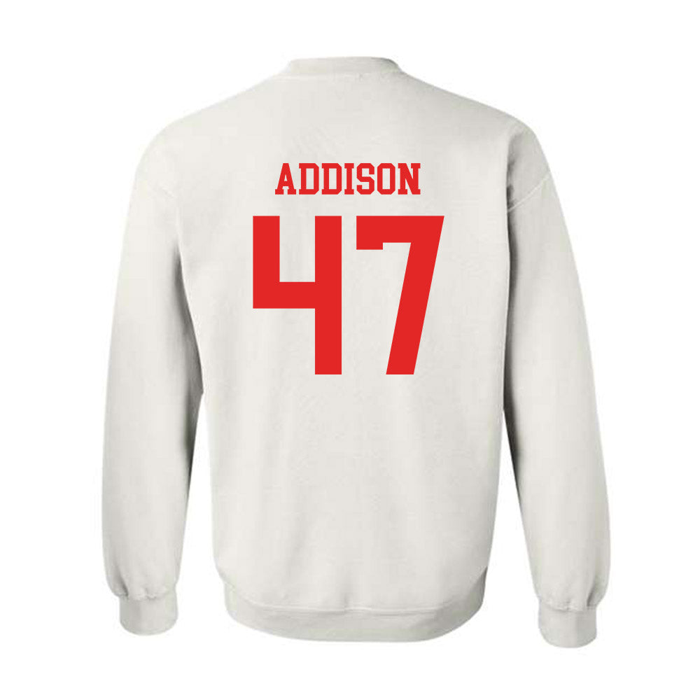 Texas Tech - NCAA Baseball : Logan Addison - Classic Shersey Crewneck Sweatshirt-1