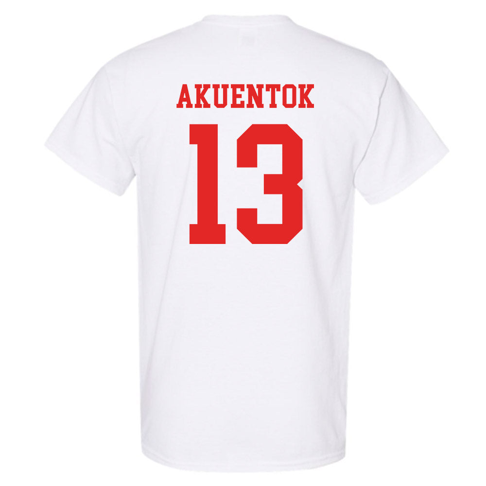 Texas Tech - NCAA Men's Basketball : Marial Akuentok - Classic Shersey T-Shirt-1