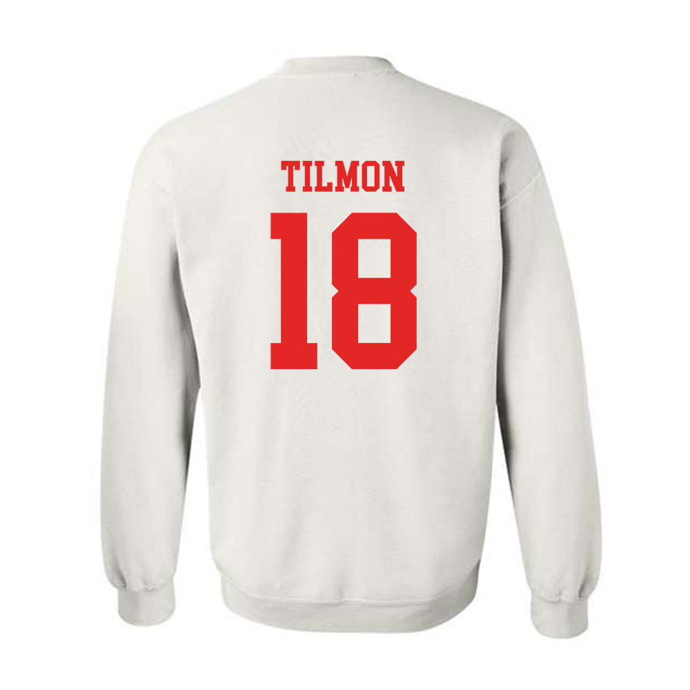 Texas Tech - NCAA Football : Terrell Tilmon - Classic Shersey Crewneck Sweatshirt-1