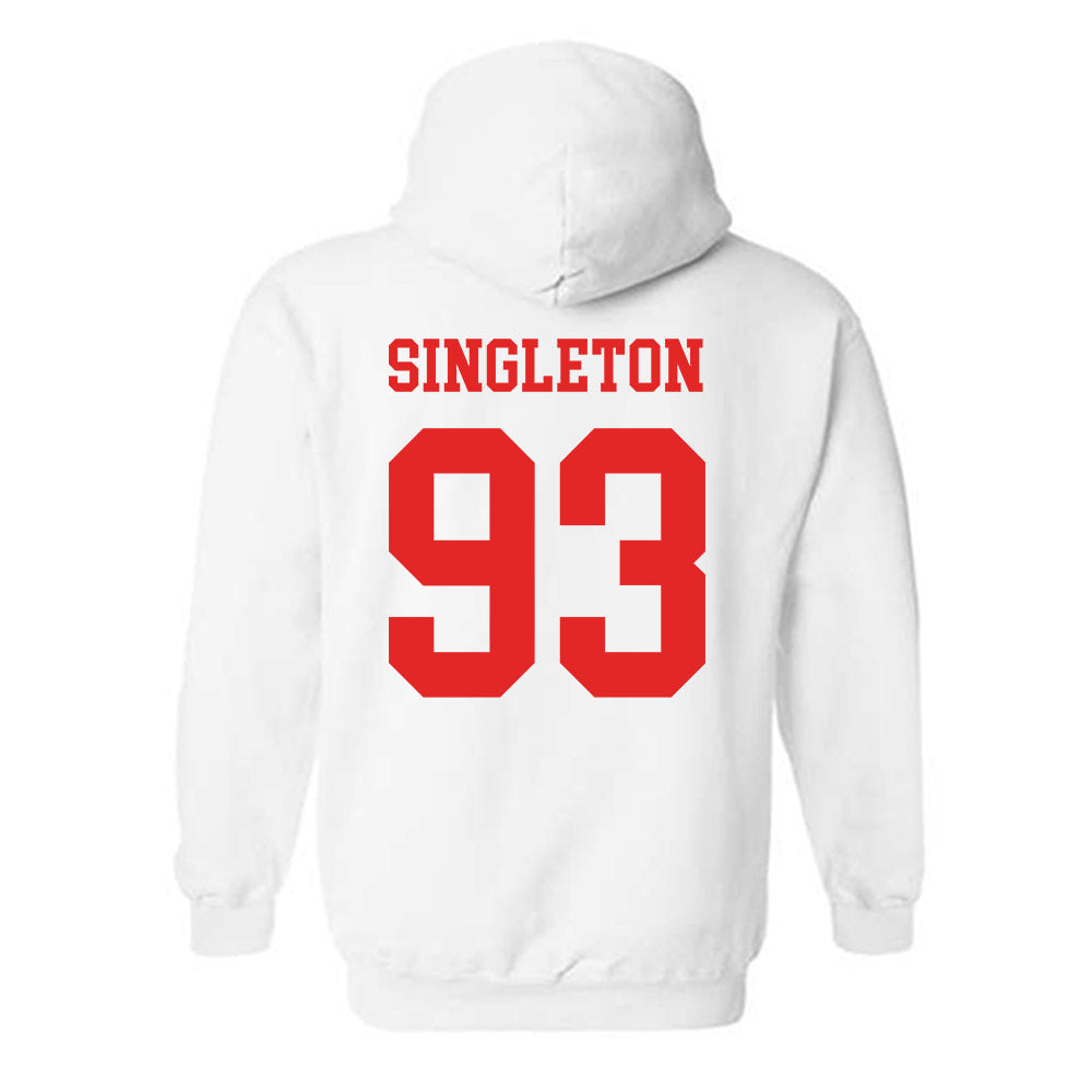 Texas Tech - NCAA Football : Dylan Singleton - Classic Shersey Hooded Sweatshirt-1