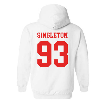 Texas Tech - NCAA Football : Dylan Singleton - Classic Shersey Hooded Sweatshirt-1