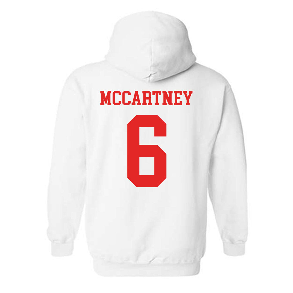 Texas Tech - NCAA Women's Soccer : Emilie McCartney - Classic Shersey Hooded Sweatshirt-1