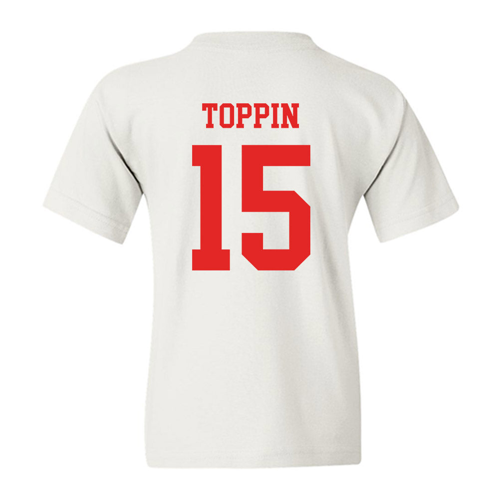 Texas Tech - NCAA Men's Basketball : JT Toppin - Classic Shersey Youth T-Shirt-1