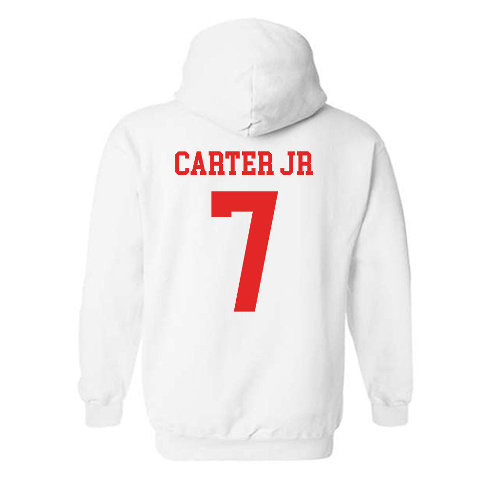 Texas Tech - NCAA Football : Terrance Carter Jr - Classic Shersey Hooded Sweatshirt-1