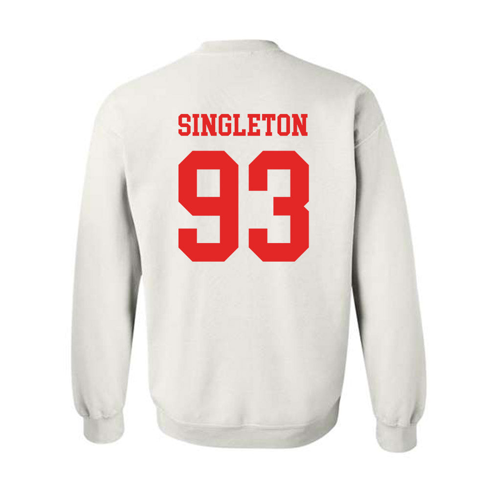 Texas Tech - NCAA Football : Dylan Singleton - Classic Shersey Crewneck Sweatshirt-1