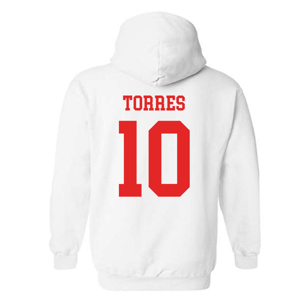 Texas Tech - NCAA Women's Soccer : Emma Torres - Classic Shersey Hooded Sweatshirt-1