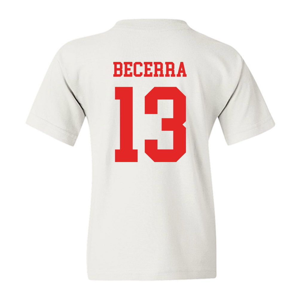 Texas Tech - NCAA Baseball : Donovan Becerra - Classic Shersey Youth T-Shirt-1