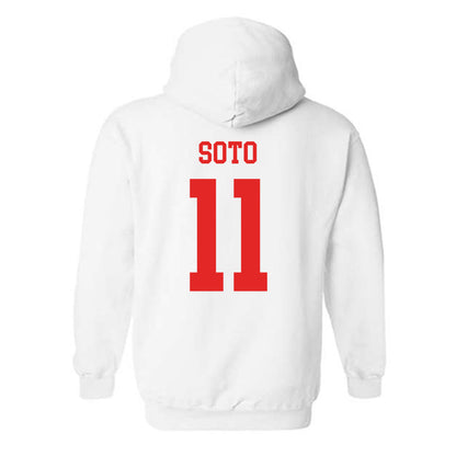 Texas Tech - NCAA Women's Soccer : Chloe Soto - Classic Shersey Hooded Sweatshirt-1