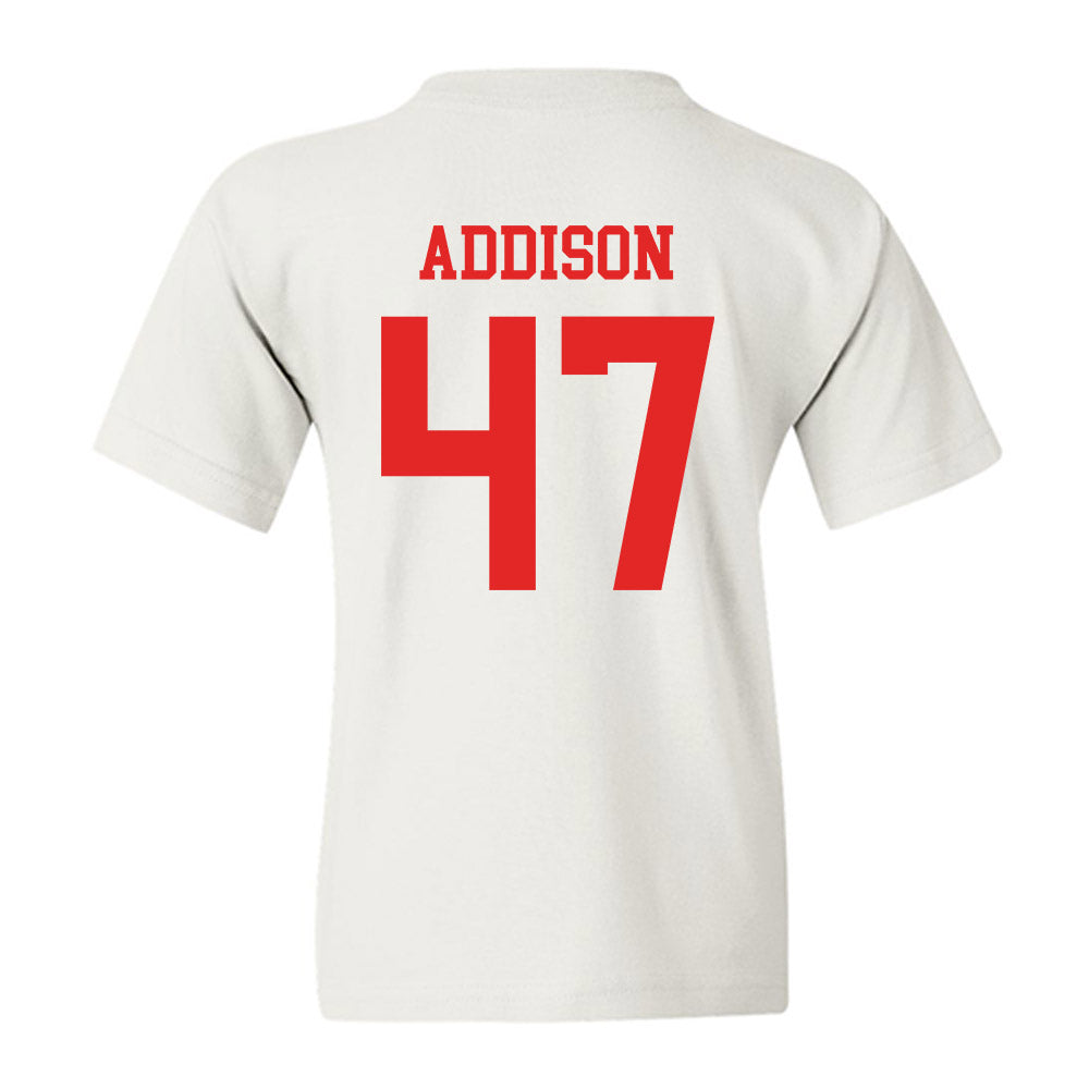 Texas Tech - NCAA Baseball : Logan Addison - Classic Shersey Youth T-Shirt-1