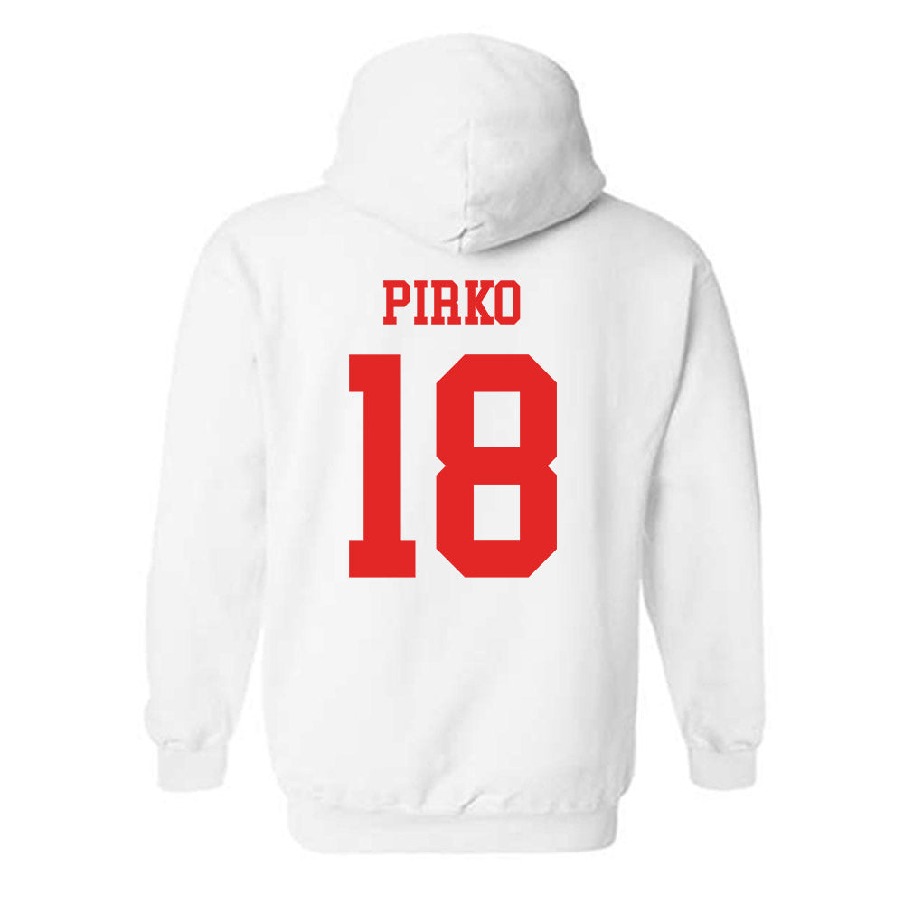Texas Tech - NCAA Baseball : lukas pirko - Classic Shersey Hooded Sweatshirt-1