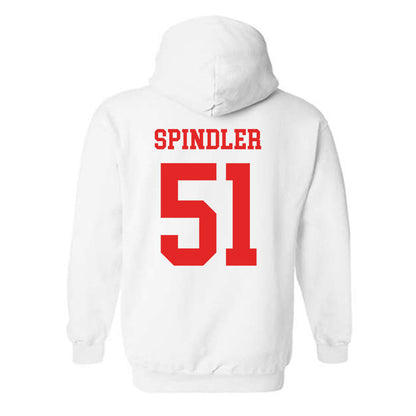 Texas Tech - NCAA Baseball : Jake Spindler - Classic Shersey Hooded Sweatshirt-1