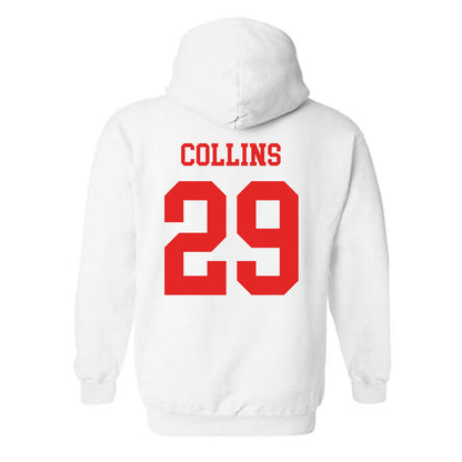 Texas Tech - NCAA Football : Chief Collins - Classic Shersey Hooded Sweatshirt-1