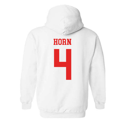 Texas Tech - NCAA Football : Maurion Horn - Classic Shersey Hooded Sweatshirt