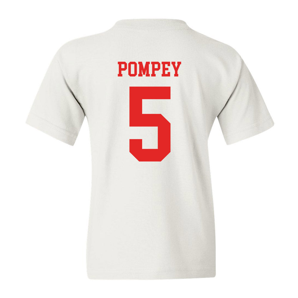 Texas Tech - NCAA Baseball : Tj Pompey - Classic Shersey Youth T-Shirt