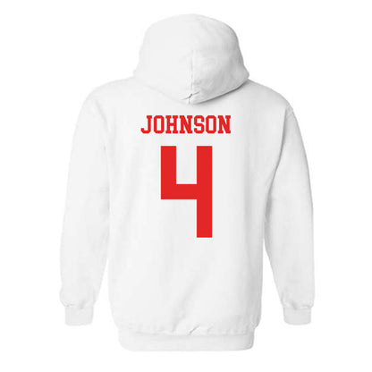 Texas Tech - NCAA Baseball : Kendyl Johnson - Classic Shersey Hooded Sweatshirt-1