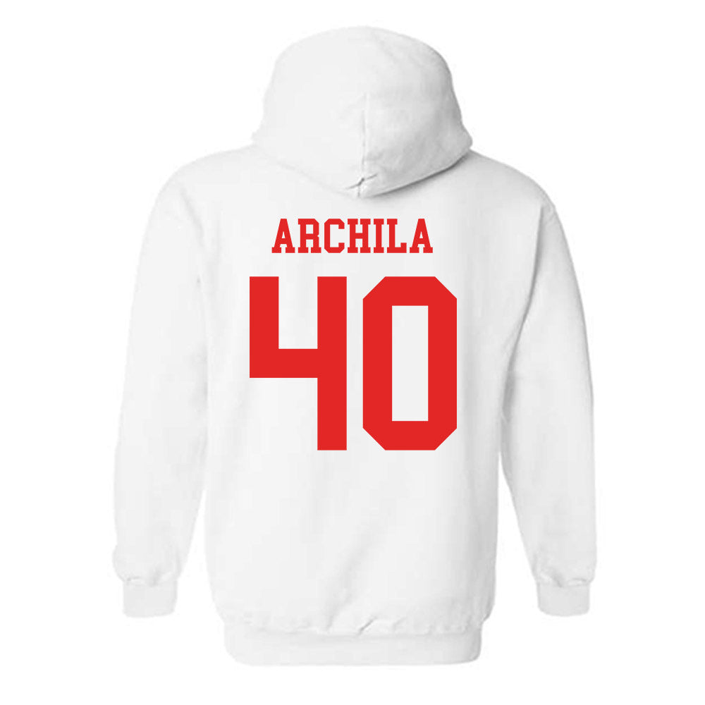Texas Tech - NCAA Baseball : Dominic Archila - Classic Shersey Hooded Sweatshirt-1