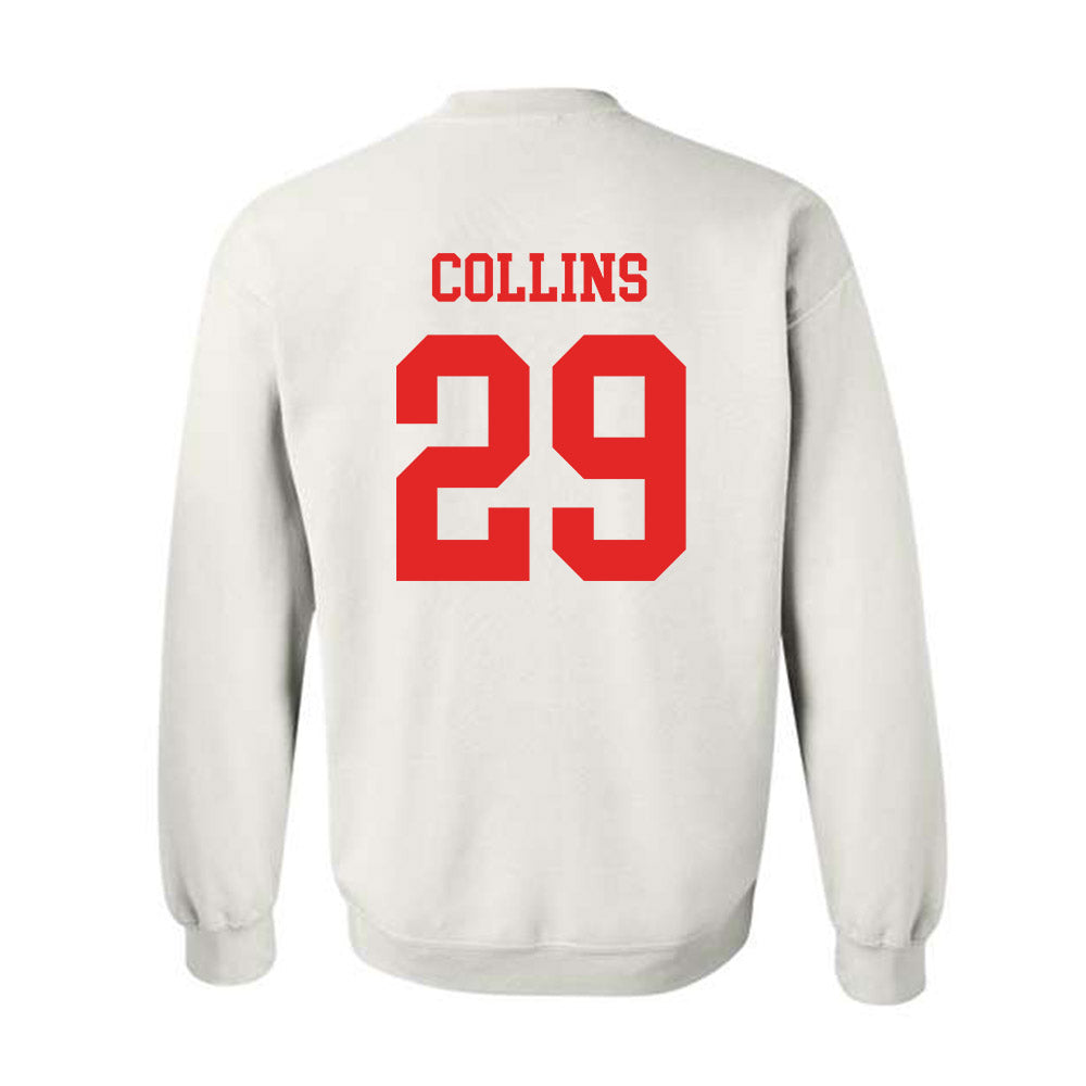 Texas Tech - NCAA Football : Chief Collins - Classic Shersey Crewneck Sweatshirt-1