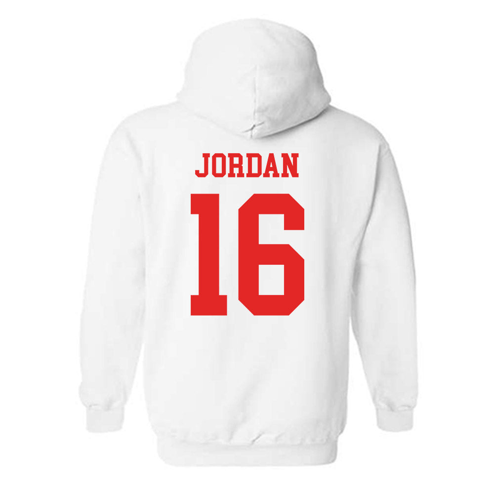 Texas Tech - NCAA Baseball : Will Jordan - Classic Shersey Hooded Sweatshirt-1