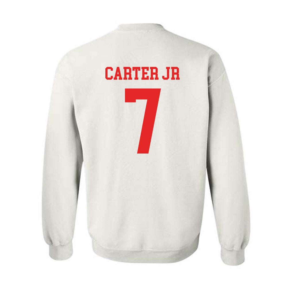 Texas Tech - NCAA Football : Terrance Carter Jr - Classic Shersey Crewneck Sweatshirt-1