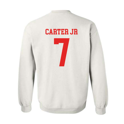 Texas Tech - NCAA Football : Terrance Carter Jr - Classic Shersey Crewneck Sweatshirt-1