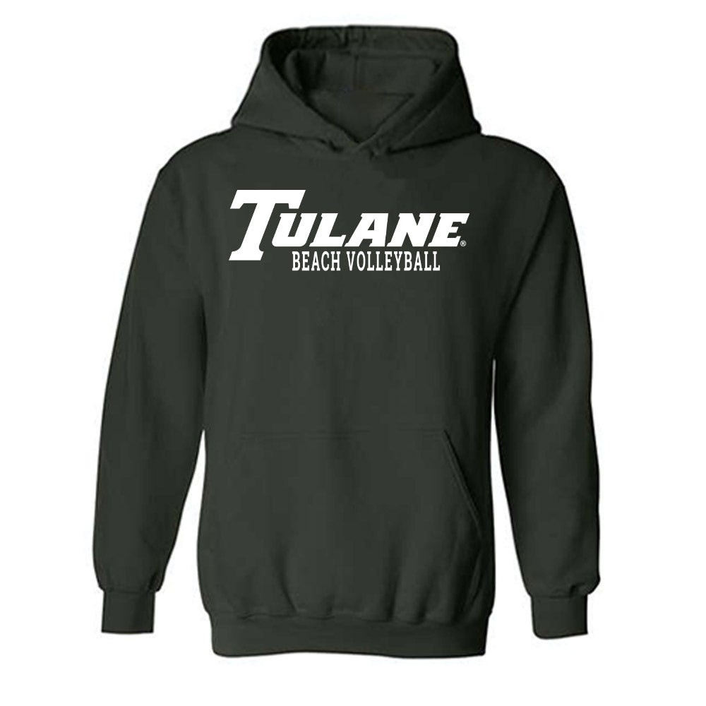 Tulane - NCAA Beach Volleyball : Sara Hall - Hooded Sweatshirt-0