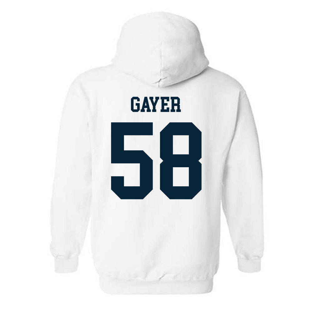 Utah State - NCAA Football : John Gayer - Classic Shersey Hooded Sweatshirt-1