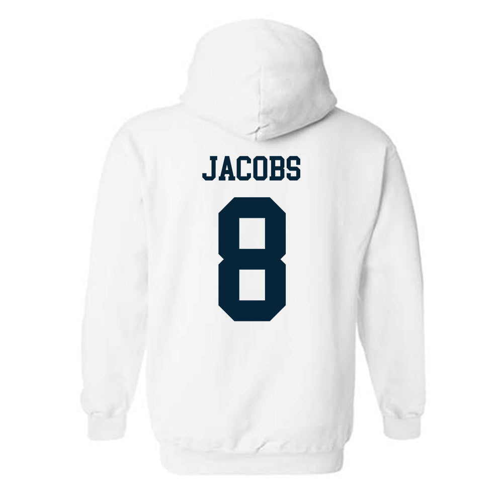 Utah State - NCAA Football : Javen Jacobs - Classic Shersey Hooded Sweatshirt-1
