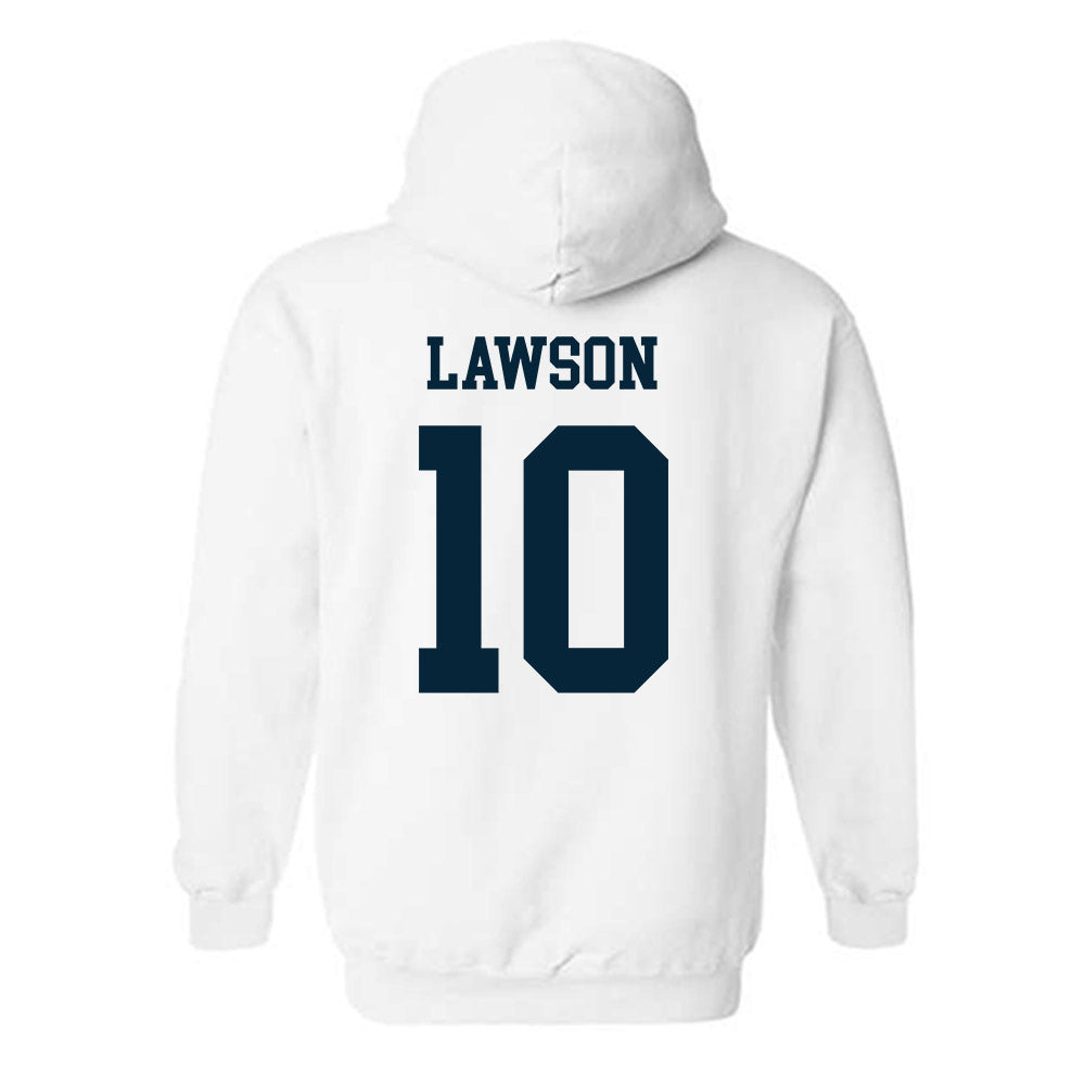 Utah State - NCAA Women's Volleyball : Delaney Lawson - Classic Shersey Hooded Sweatshirt-1